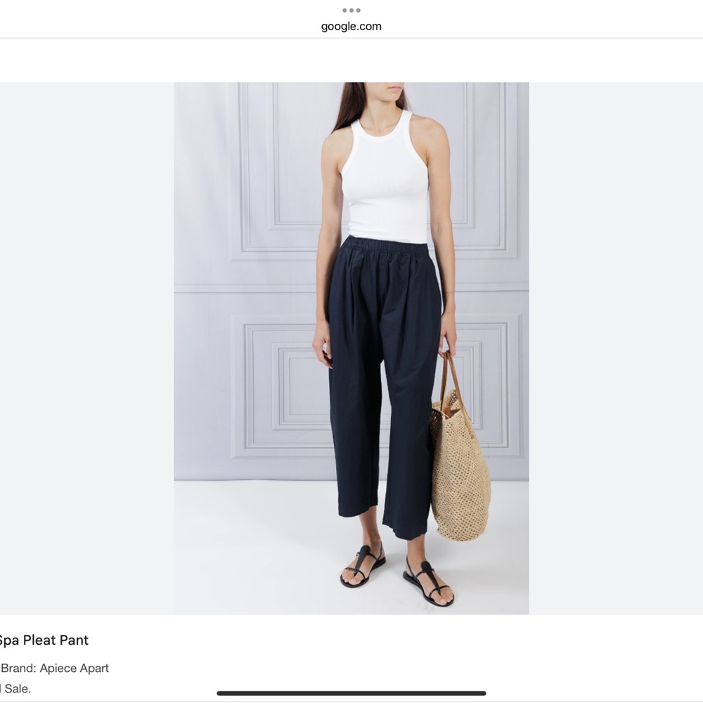 Apiece Apart Spa Pants Black Sz Xs Worn once